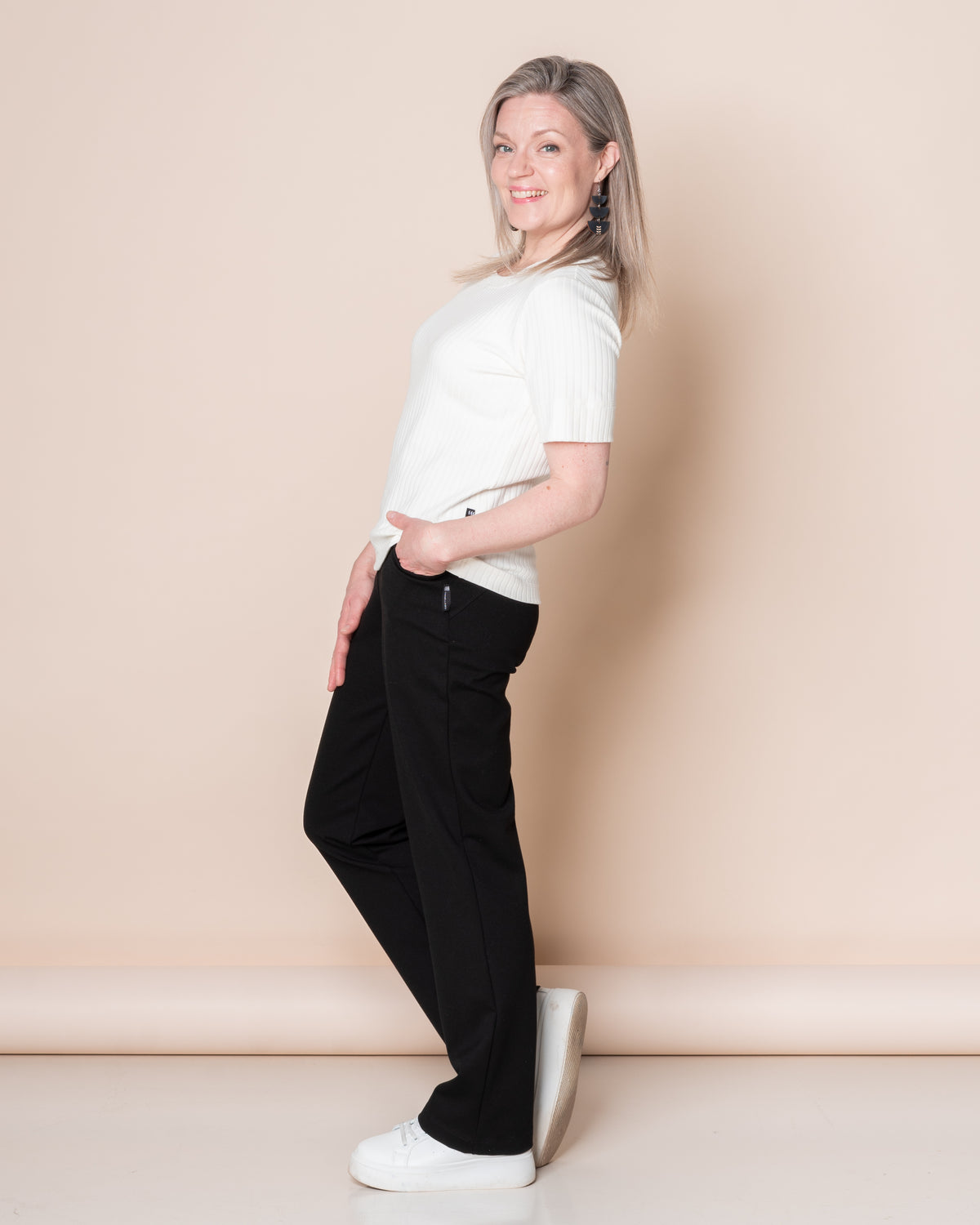 TYYLI pants - NORMAL LENGTH, black