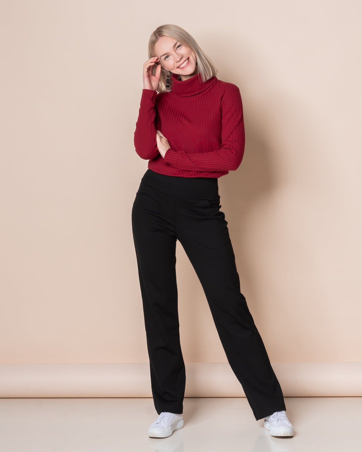 TYYLI pants - LONG LENGTH, black