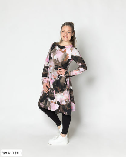 DRESS tunic, Hehku - light pink/brown