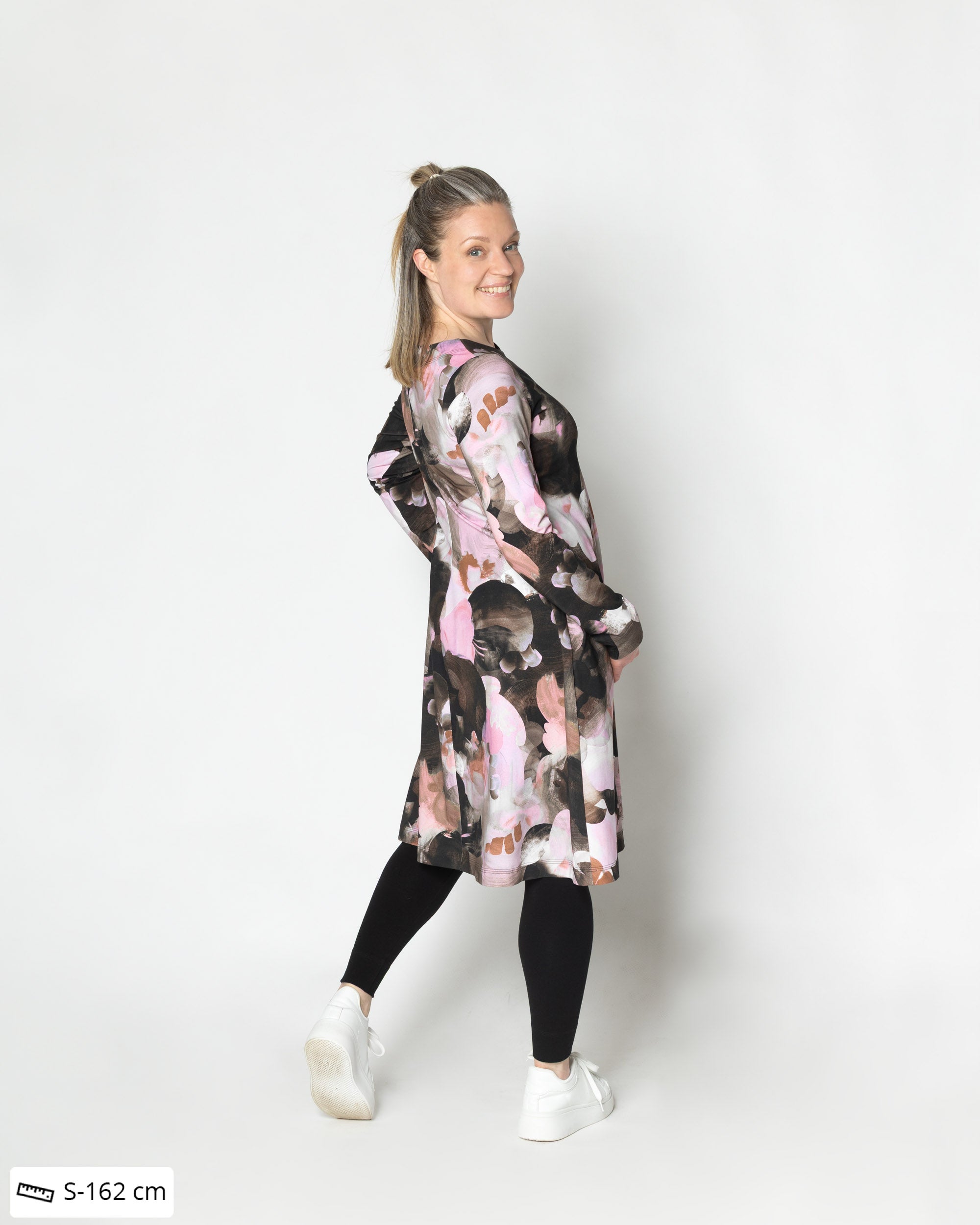 DRESS tunic, Hehku - light pink/brown