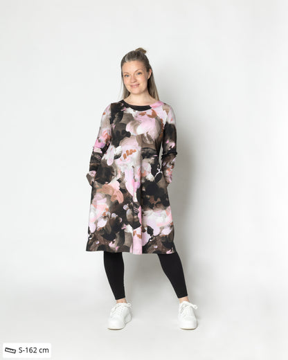 DRESS tunic, Hehku - light pink/brown