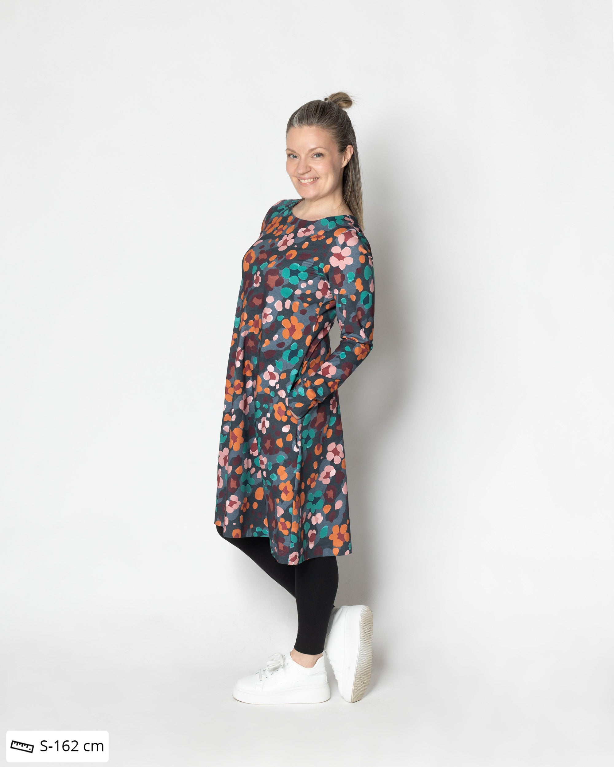 DRESS tunic, Kukkaleopardi - multicolor