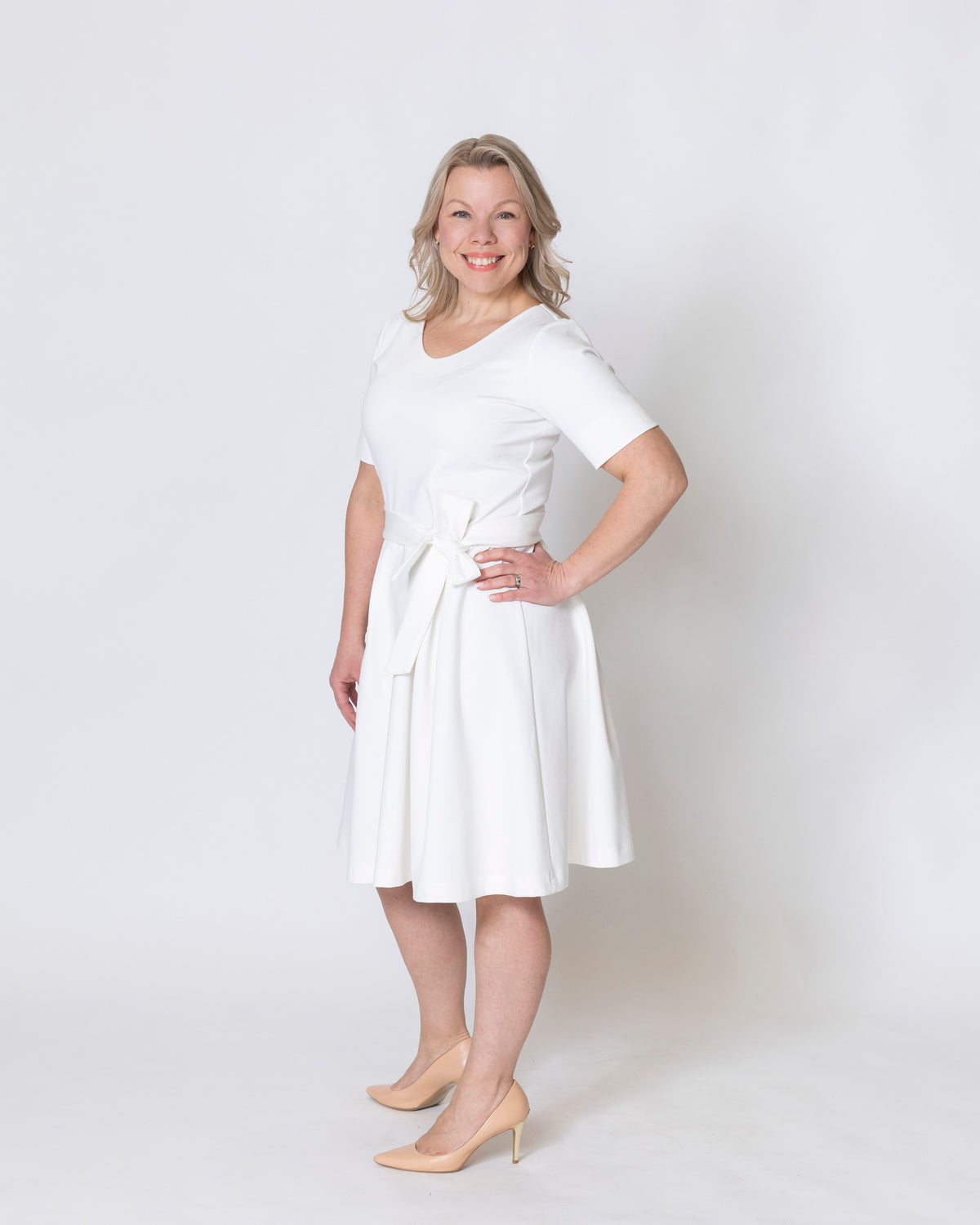 WHOOPS! HEHKU dress, off white - L