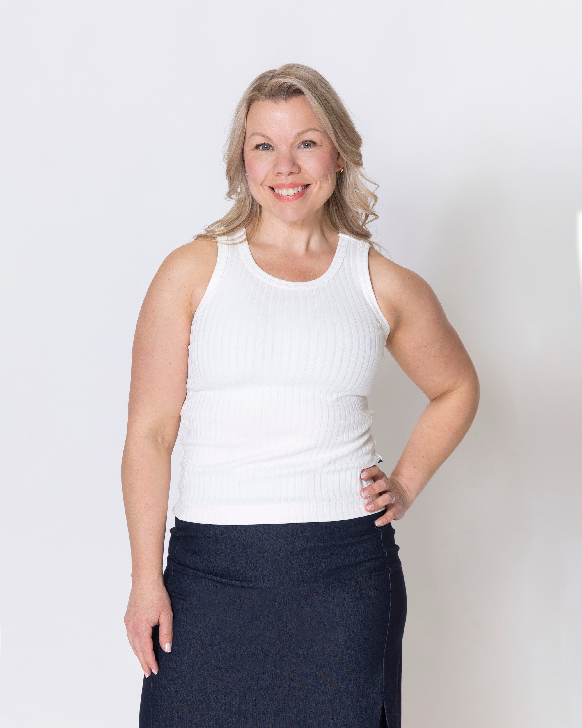 TYRMÄYS top, off white