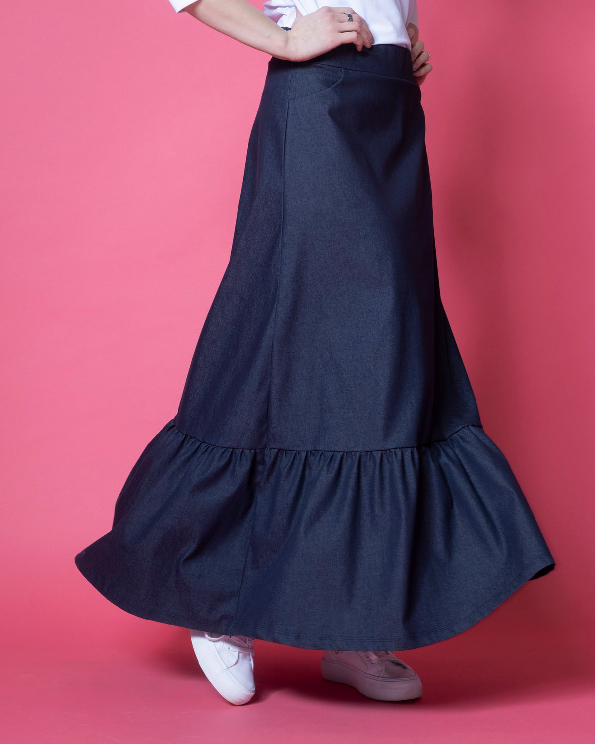 DENIM skirt, blue