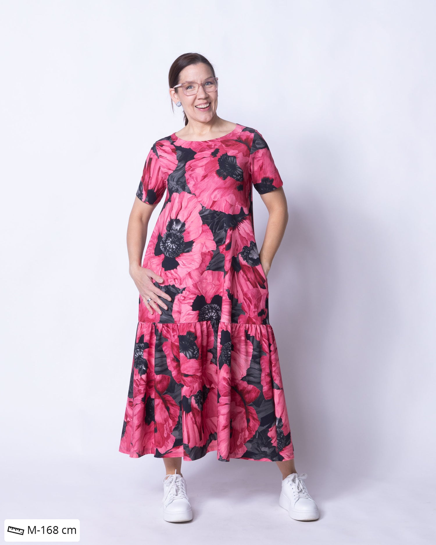 FRILLA dress, Tuulenkukka - pink
