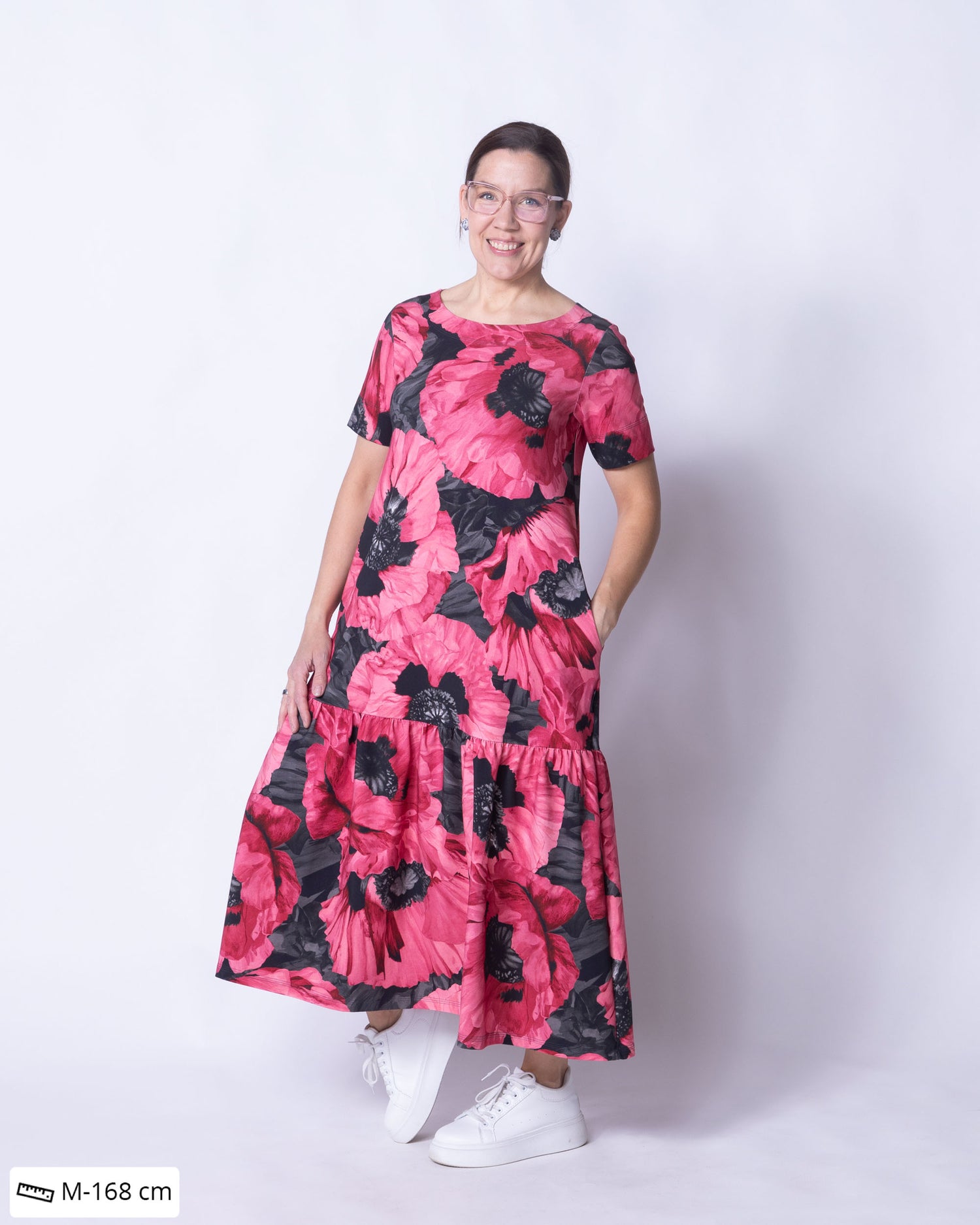 FRILLA dress, Tuulenkukka - pink