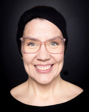 Bow headband, black