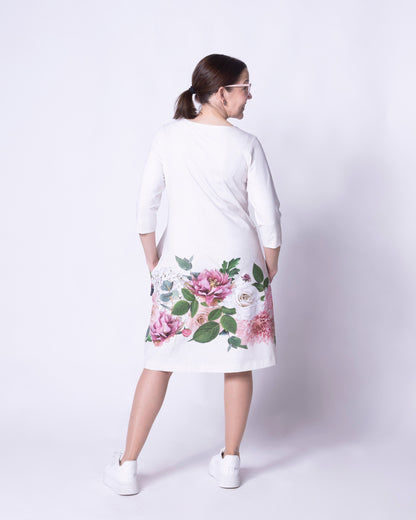 IISI dress, Kukkakimppu ja kettu - light