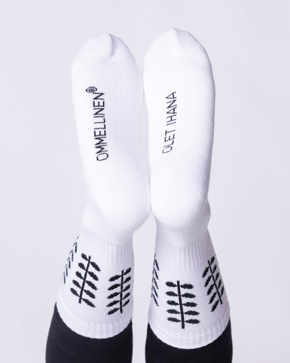 Ommellinen socks, white