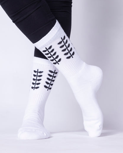 Ommellinen socks, white