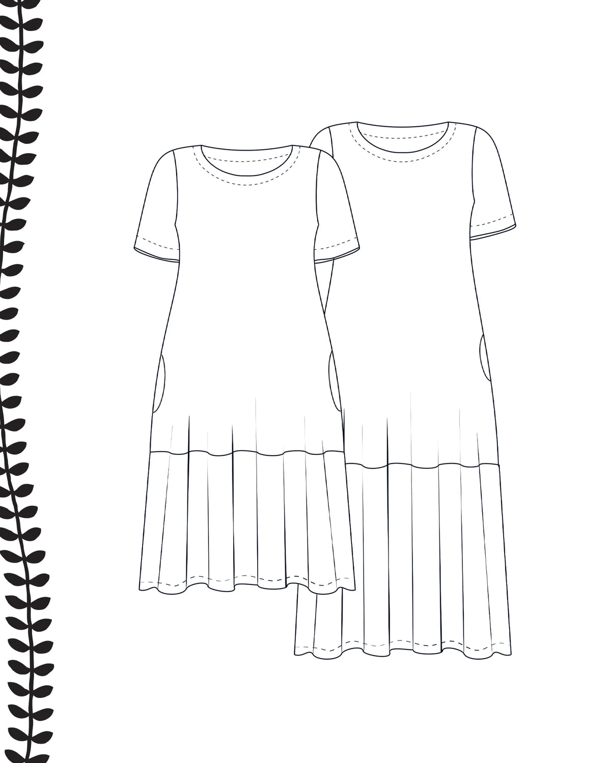 Pattern - frilla dress