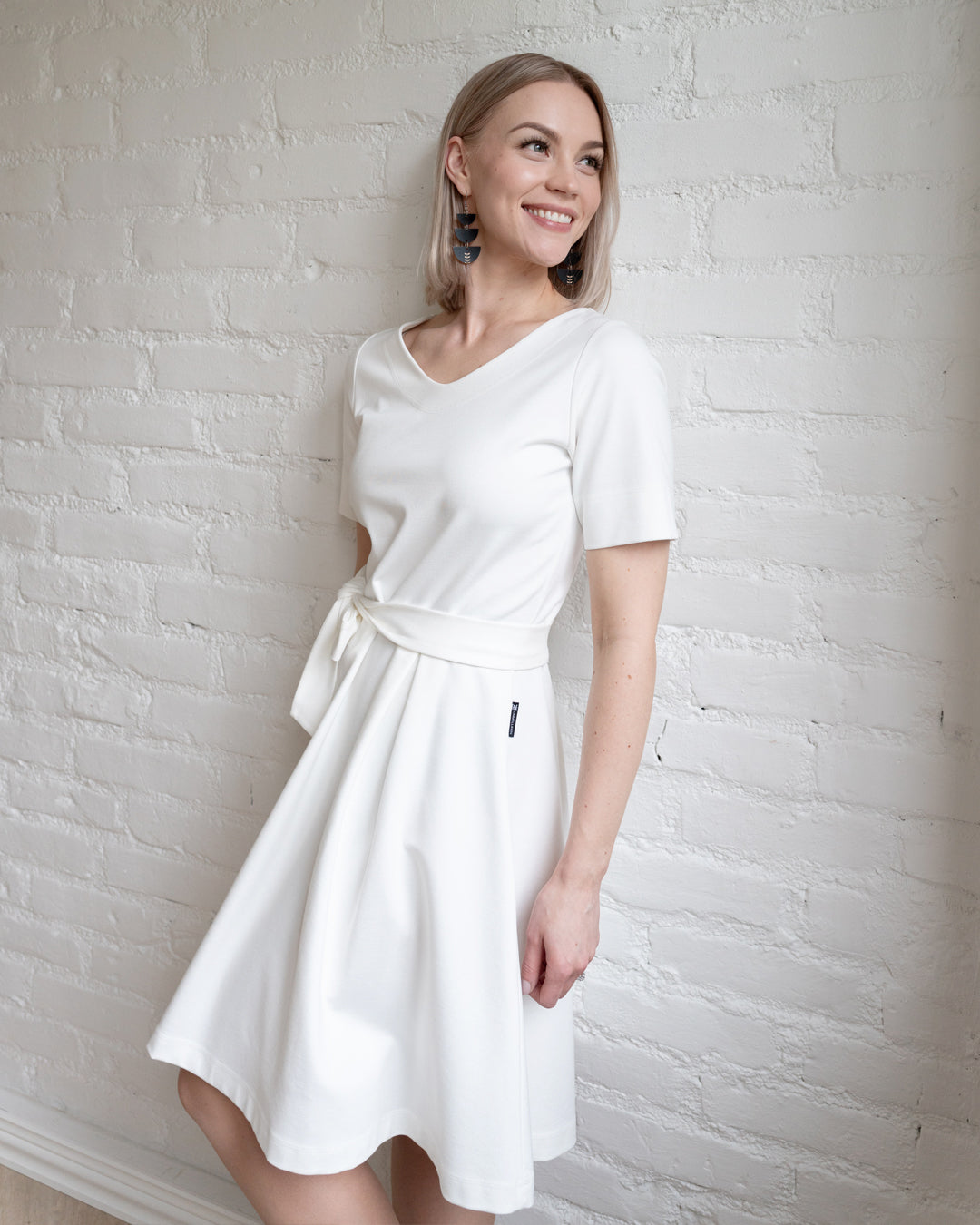 WHOOPS! HEHKU dress, off white - L 