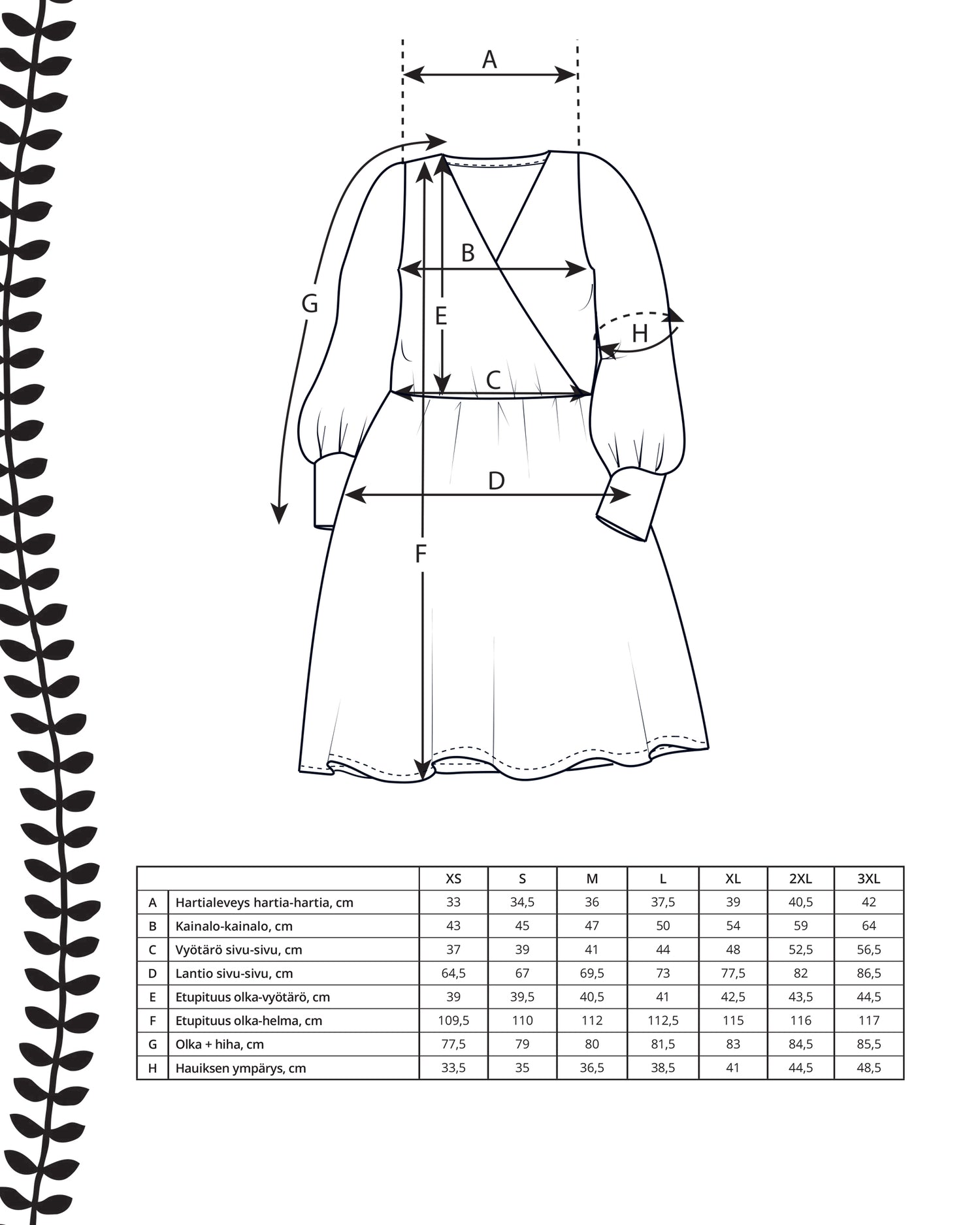 Pattern - helmi dress