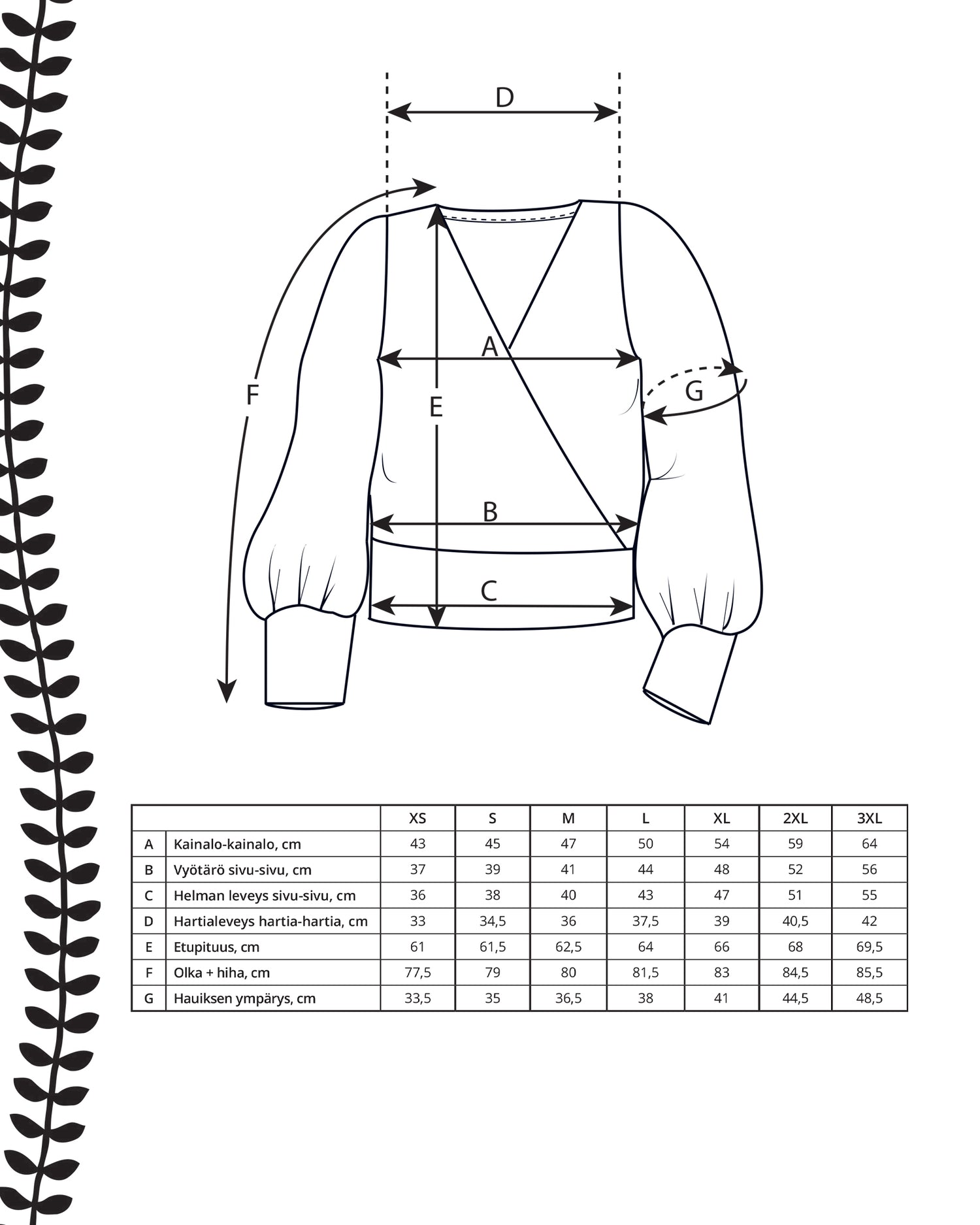 Pattern - helmi shirt