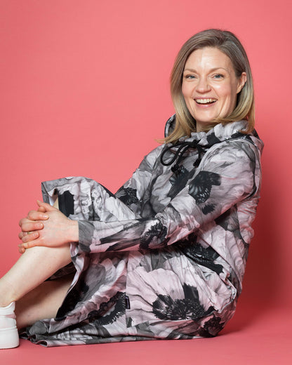 HULMU hoodie, Tuulenkukka - tuhka