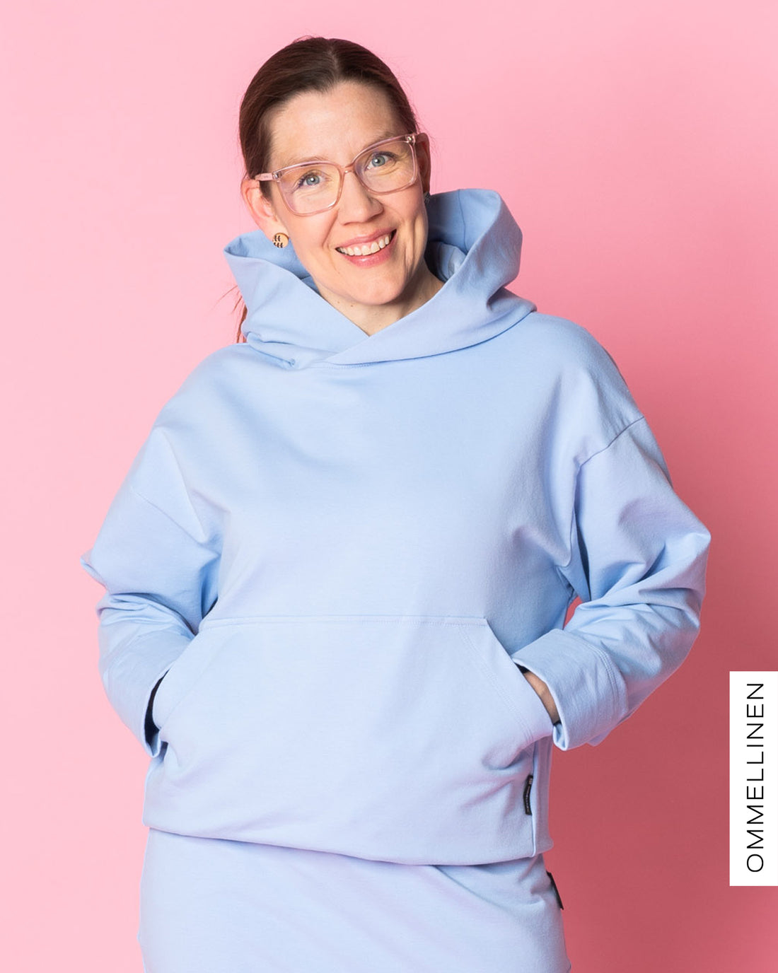 WHOOPS! MIKI -hoodie, light blue - XS
