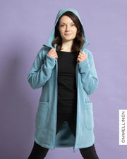 HOODIE jacket, light blue
