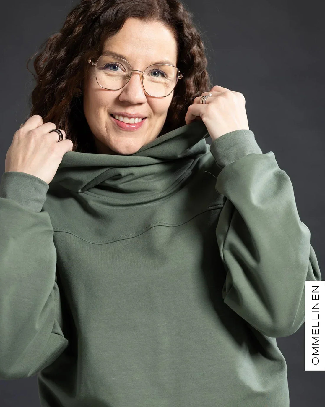 WHOOPS! GIANT hoodie, Green - XS/S