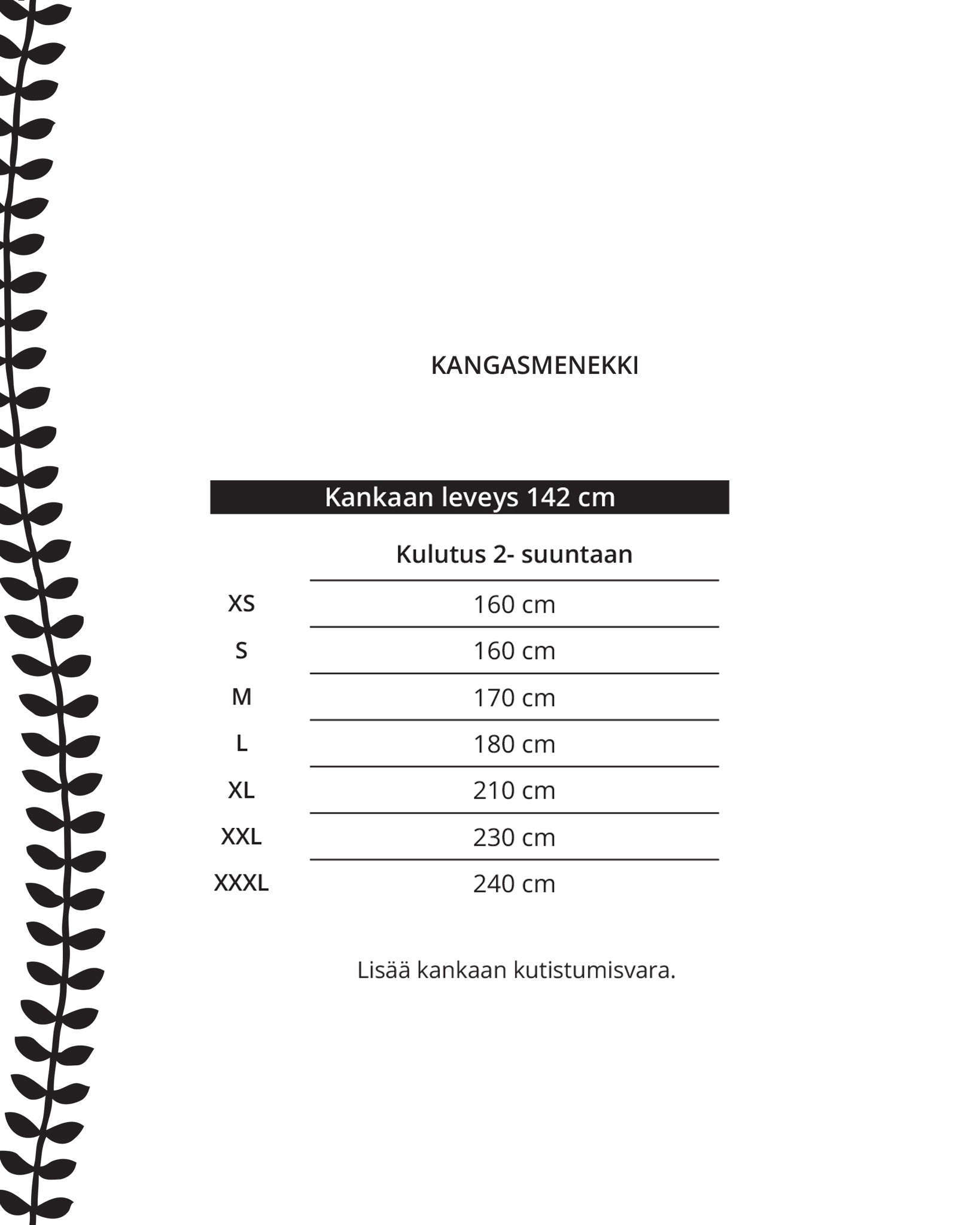 Pattern - kantti pants