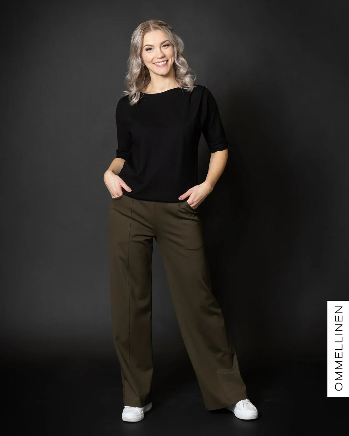 KANTTI pants - NORMAL LENGTH, forest green