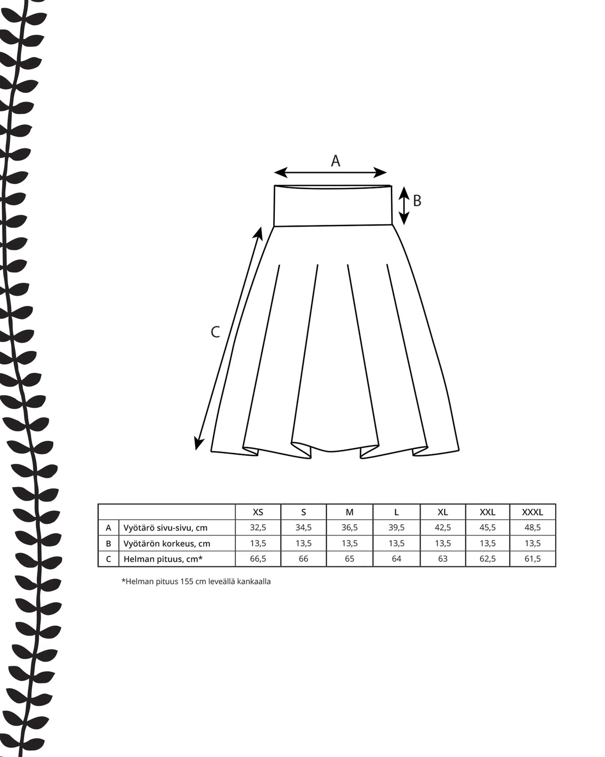 Pattern - BELL skirt 