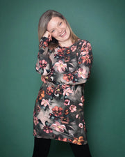 LEMPI tunic, Omenankukkia - copper