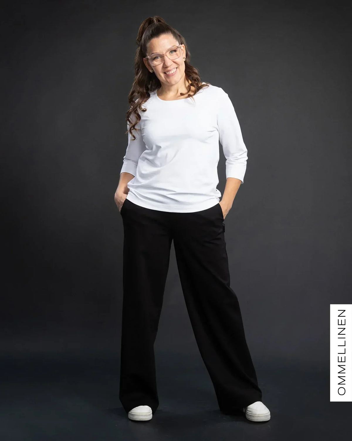 LUOTTO pants - NORMAL LENGTH, black