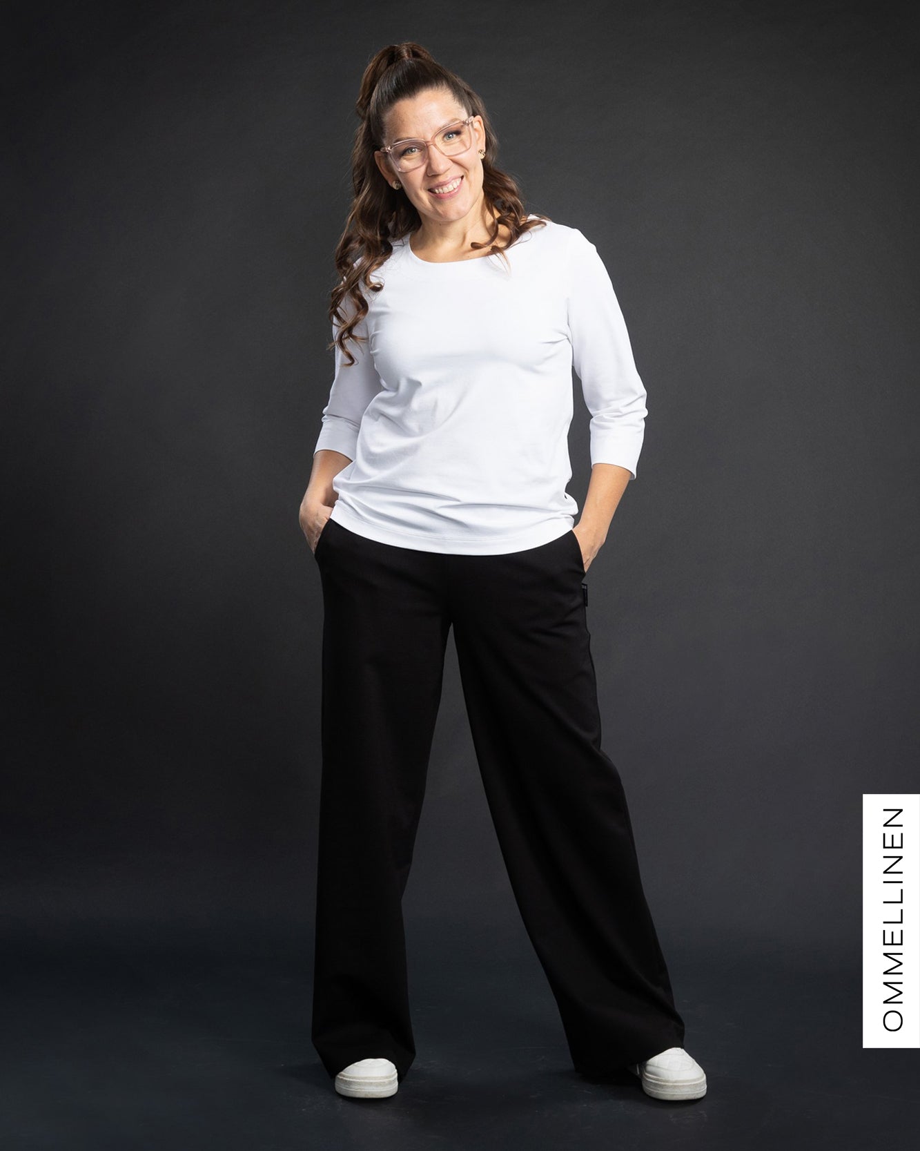 LUOTTO pants - NORMAL LENGTH, black