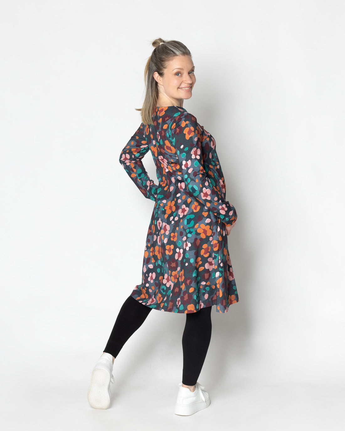 DRESS tunic, Kukkaleopardi - multicolor