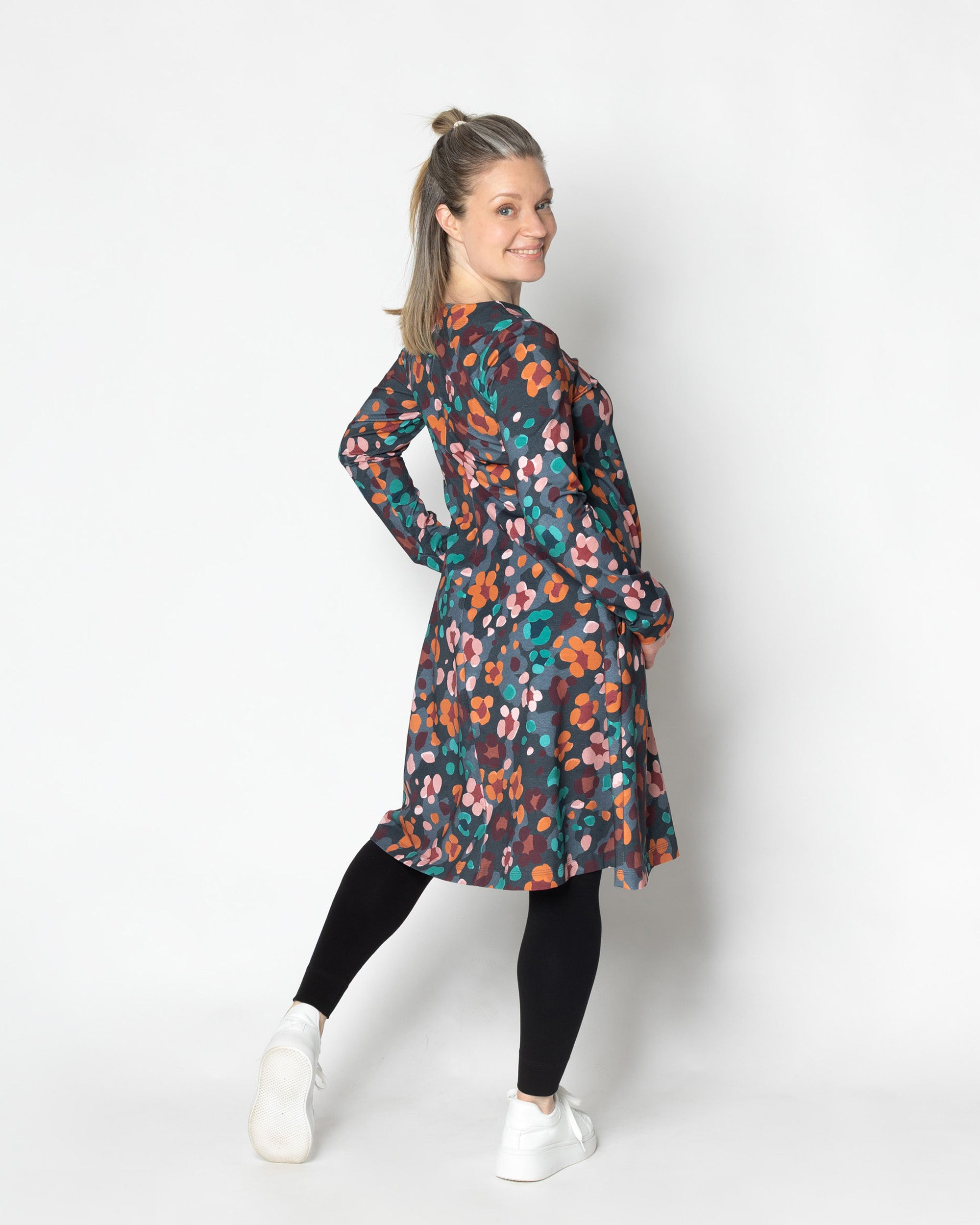 DRESS tunic, Kukkaleopardi - multicolor