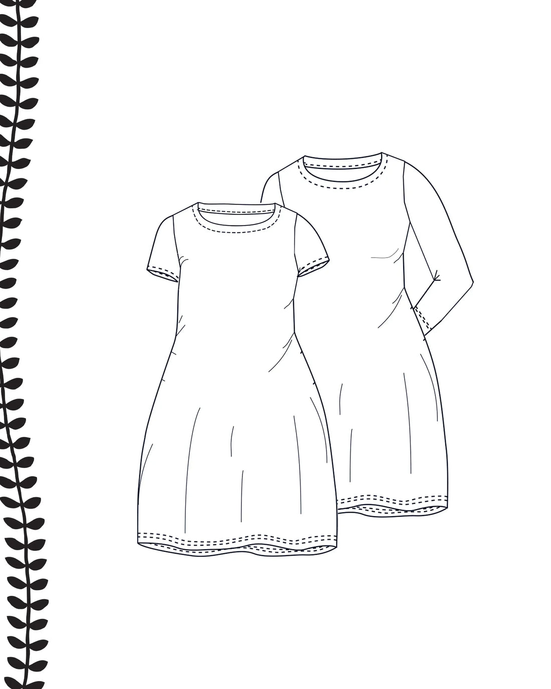 Pattern - dress tunic (FIN/ENG)