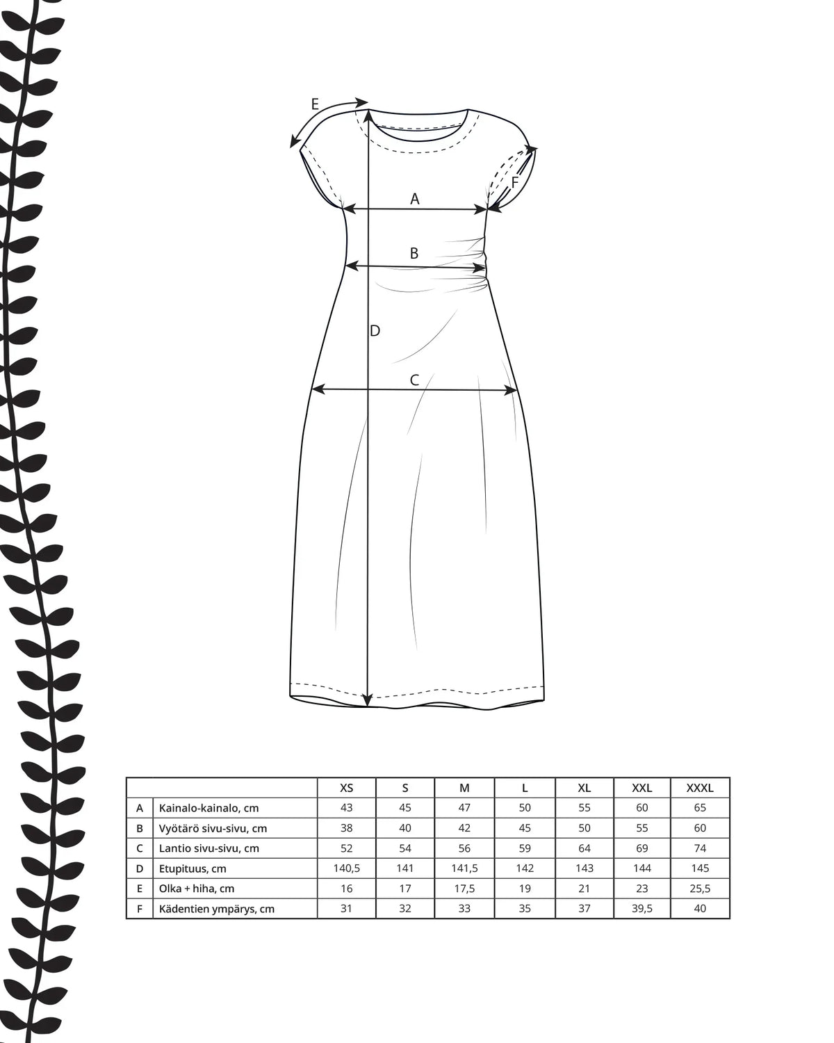 Pattern - MIELI dress
