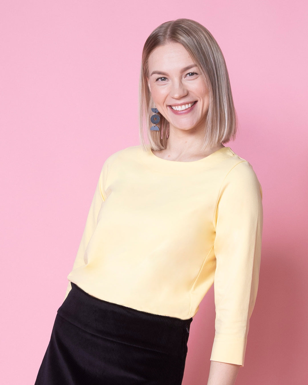 WHOOPS! MIELI shirt, light yellow - 3XL