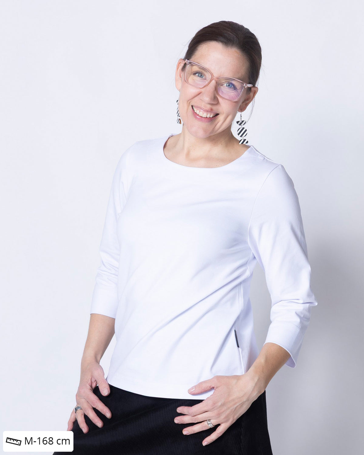 WHOOPS! MIELI shirt, white - slight II-quality - M #1