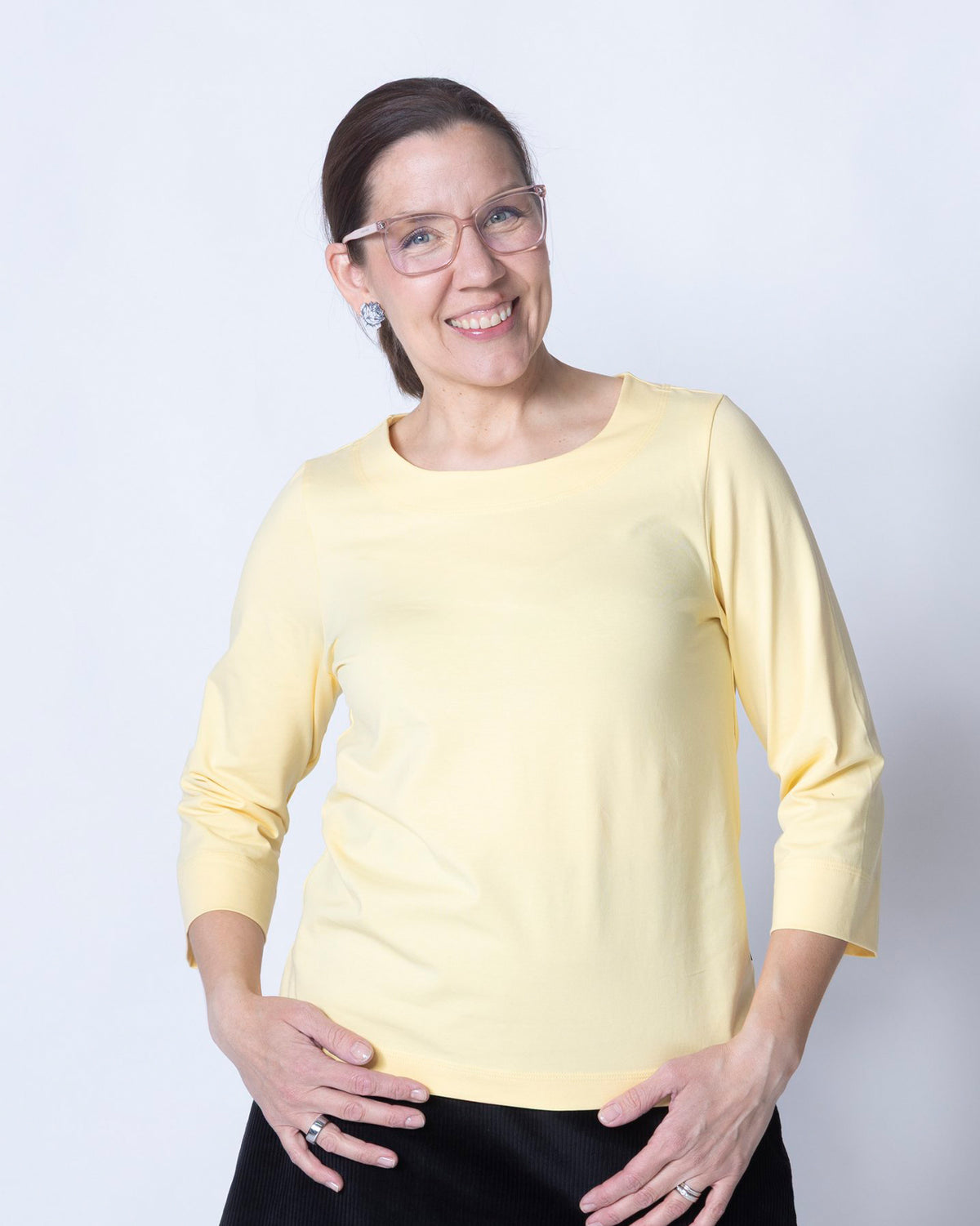 WHOOPS! MIELI shirt, light yellow - 3XL