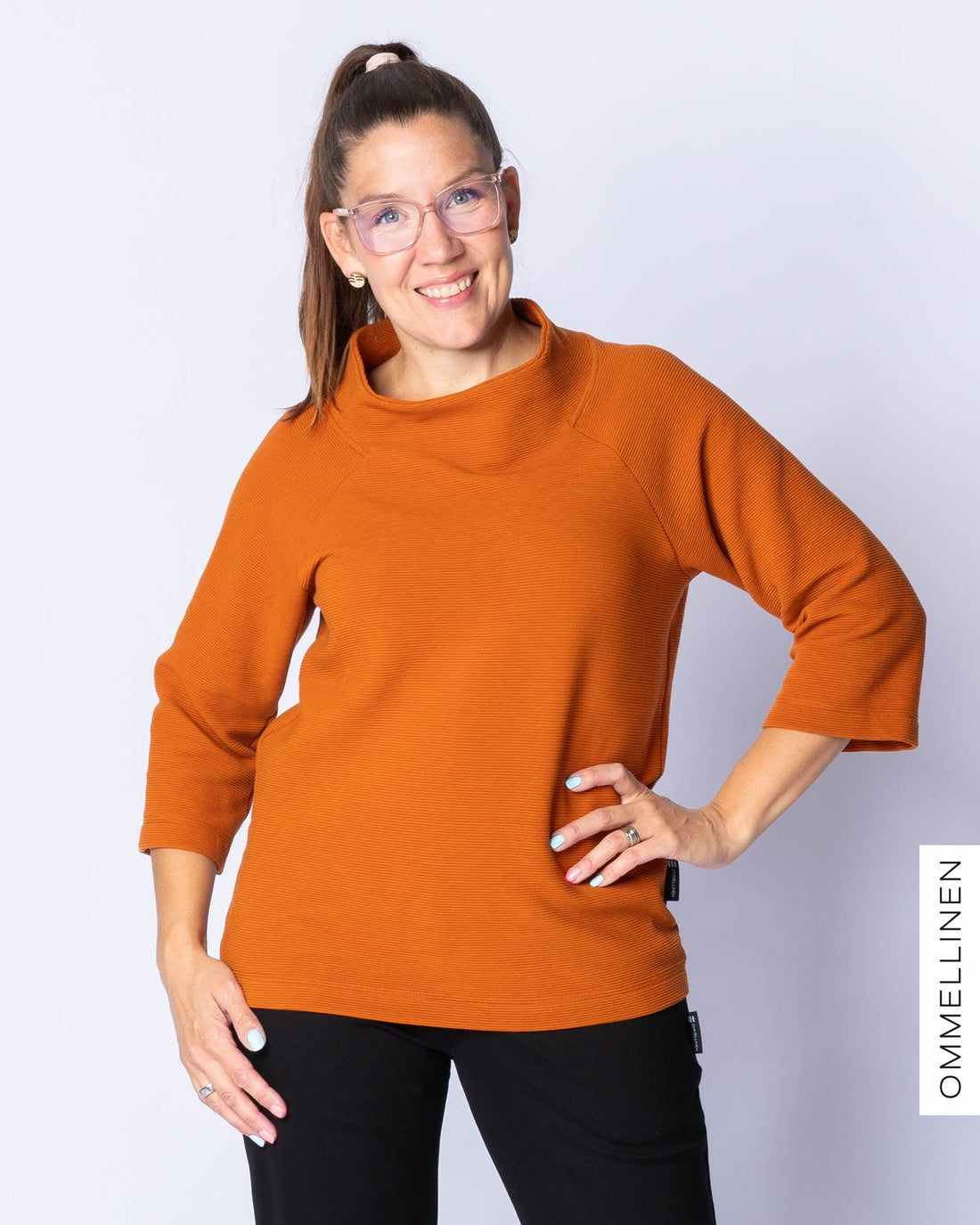 SÄRMÄ shirt, burnt orange