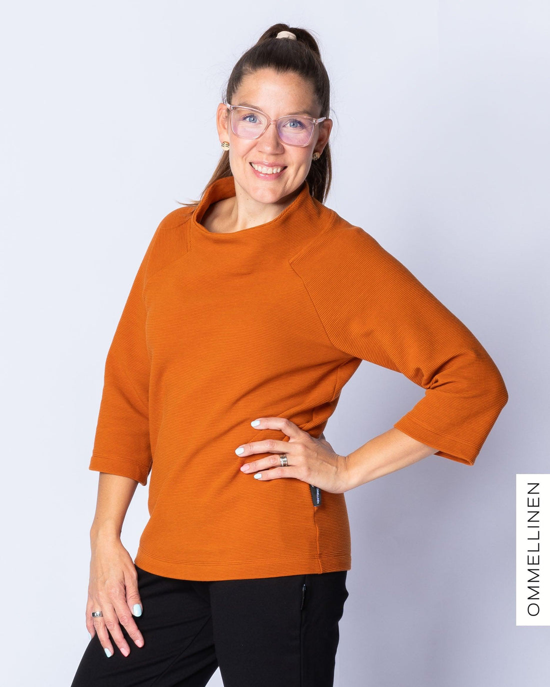 SÄRMÄ shirt, burnt orange