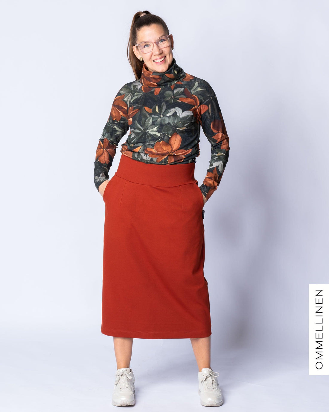 MIELI skirt, burnt orange