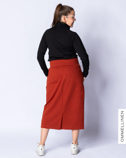 MIELI skirt, burnt orange