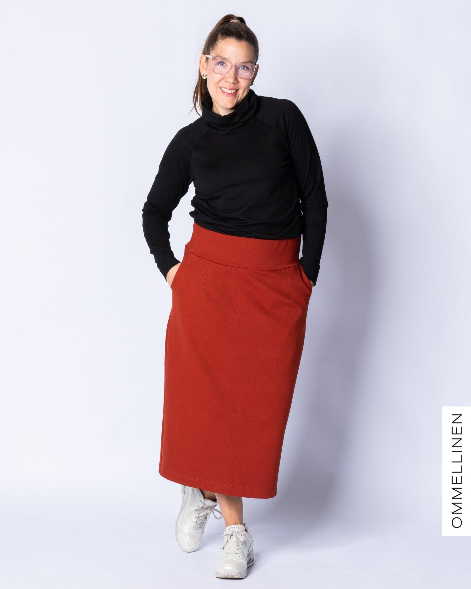 MIELI skirt, burnt orange