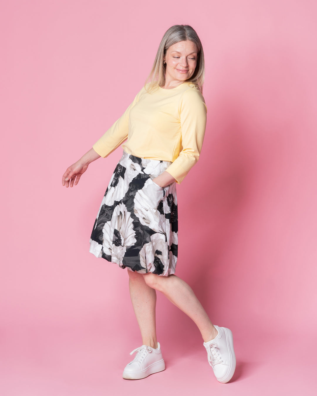 PUFFI skirt, Tuulenkukka - light