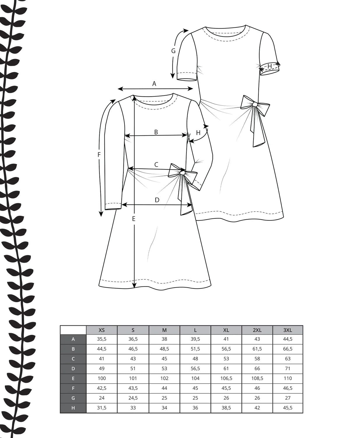 Pattern - solmu dress
