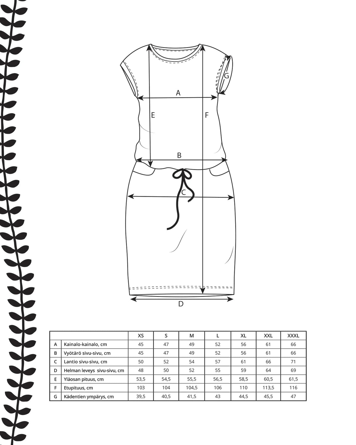 Pattern - TOP dress