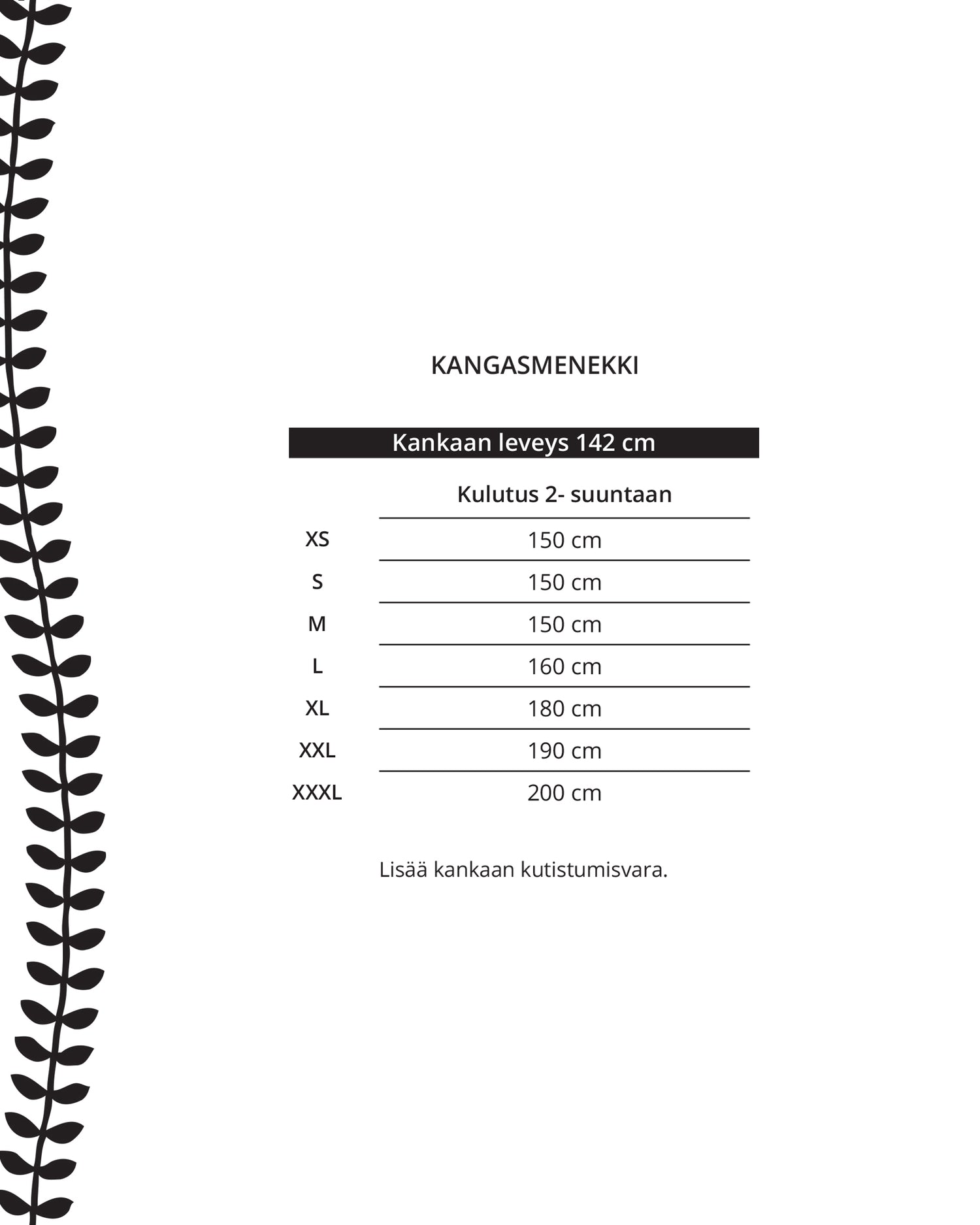 Pattern - tyyli pants