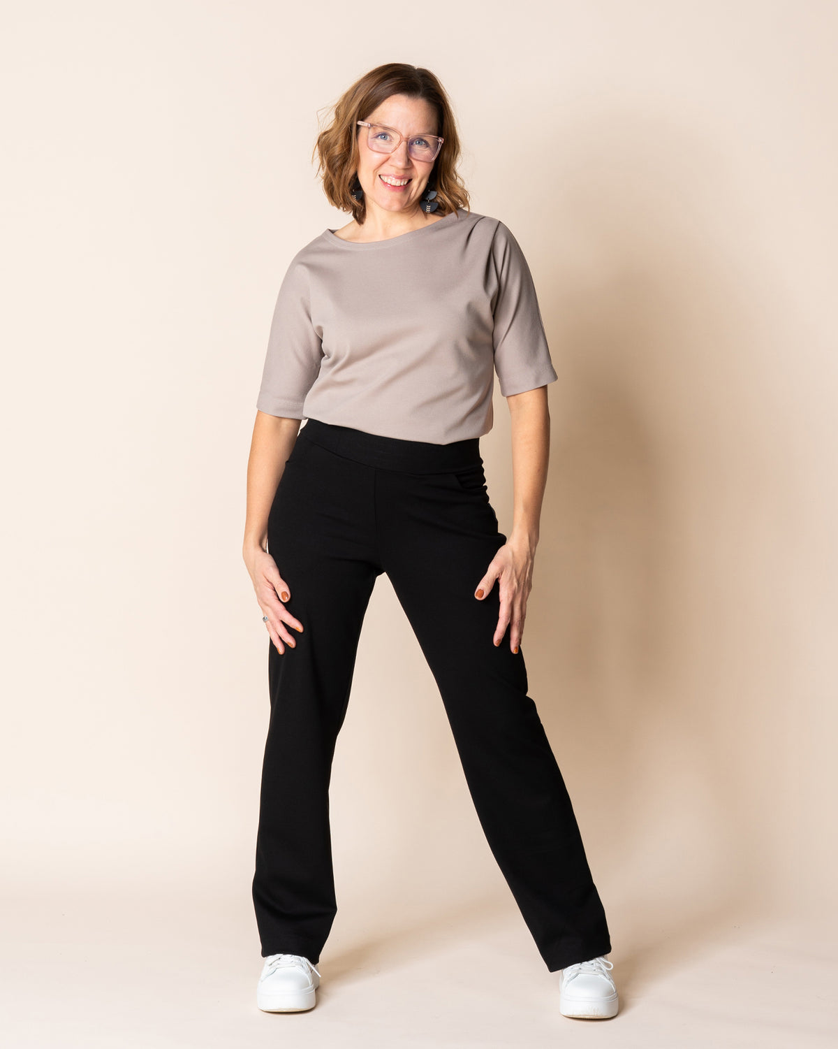 TYYLI pants - NORMAL LENGTH, black