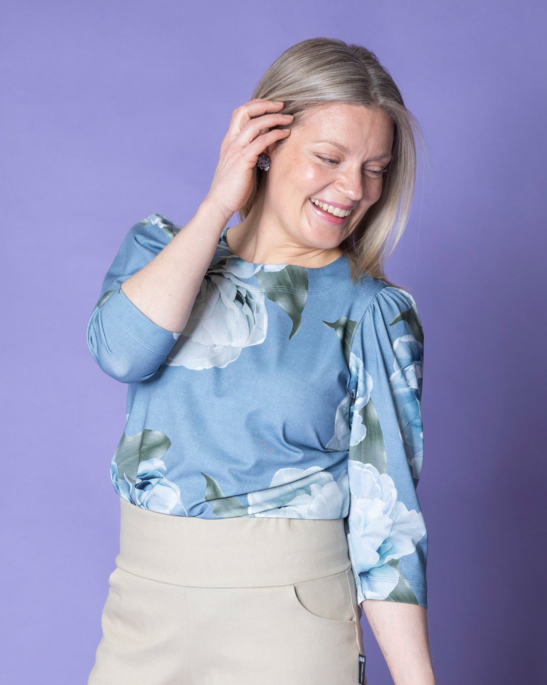 TYYLI shirt, La Belle continuous - light blue