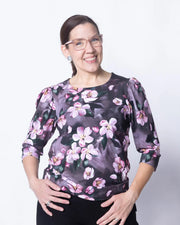 TYYLI shirt, Omenankukkia - rose