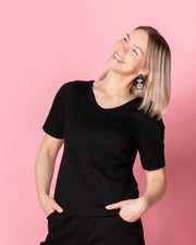 WHOOPS! UPEUS t-shirt, black - M