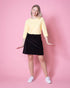 CORDUROY skirt, black